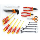 BETA - Valigetta pieghevole con assortimento di 24 utensili per elettricisti, borse assortimento 24 ut. bz/mq.