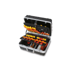 BETA - Trolley con assortimenti di utensili per elettronica ed elettrotecnica, trolley 64ut. per elettrotecnica et/b.