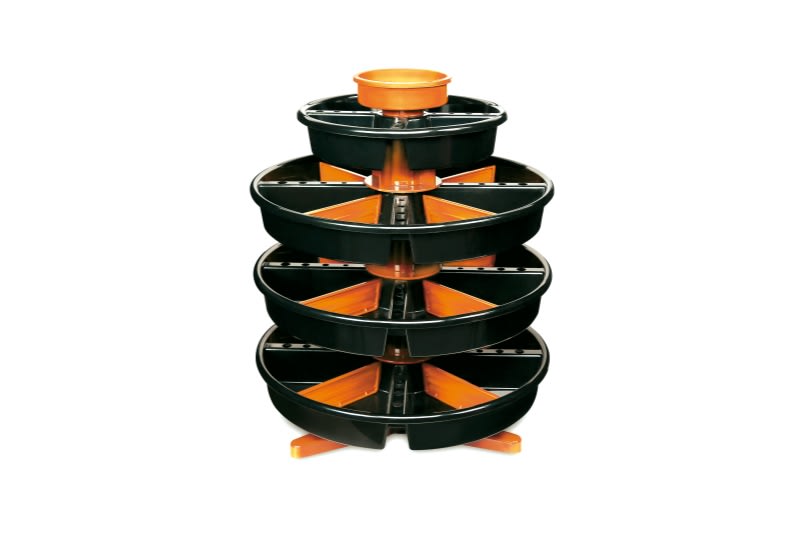 BETA - Portaminuteria in ABS con vassoi girevoli VG. 020800100