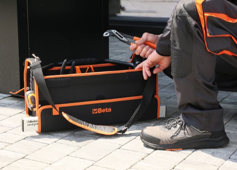 BETA - Cestello portautensili in tessuto tecnico assortimento 74pz. C10S+5915VU/3 74PZ.