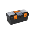 BETA - Cestello in materiale plastico con contenitore e vaschette portaminuterie asportabili, vuoto CP15.