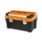BETA - Cestello in materiale plastico con vano portaoggetti interno, vuoto. Cestelli plastica vuoti C16.