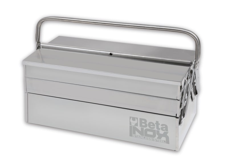BETA - Cestello estendibile a cinque scomparti in acciaio inossidabile AISI 304, vuoto, cestelli vuoti stainless steel C20 TSS.