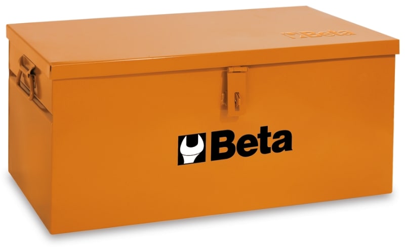 BETA - Baule portautensili in lamiera vuoti orange L850 C22 BM-O.