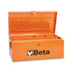 BETA - Bauli portautensili in lamiera, rivestiti internamente in legno per una maggiore protezione degli utensili V.TI IMBOTTITI ORANGE L700 C22 W-O.