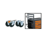 BETA - Kit con quattro ruote e maniglione per RSC23T, kit trasporto C23 ST.
