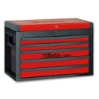BETA - Cassettiera portautensili vuote con 5 cassetti Red RSC23-R.