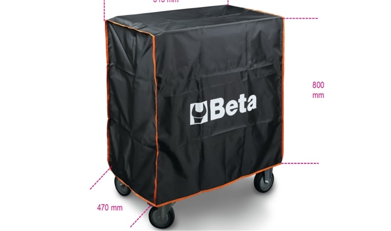 BETA - Protezione in nylon per cassettiera mobile RSC24/RSC24A - C39 copricassett. nylon-cover RSC24 - A - C39