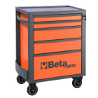 BETA - Cassettiera porta attrezzi con 5 cassetti, modello cassettiere 5 draw antracite RSC24/5-A, ideale per organizzare e conservare utensili in modo efficiente e ordinato.