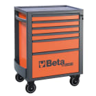 BETA - Cassettiera portautensili con 6 cassetti CASSETT.6 DRAW FULL ORANGE RSC24/6-FO