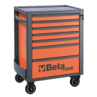 BETA - Cassettiera porta attrezzi con 7 cassetti grigia RSC24/7-G.