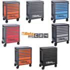 BETA - Cassettiera porta attrezzi con 7 cassetti blu RSC24/7-B.