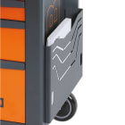 BETA - Cassettiera porta attrezzi 8 cassetti con sistema antiribaltamento, modello cass. antirib. 8 draw orange rsc24a/8-o.