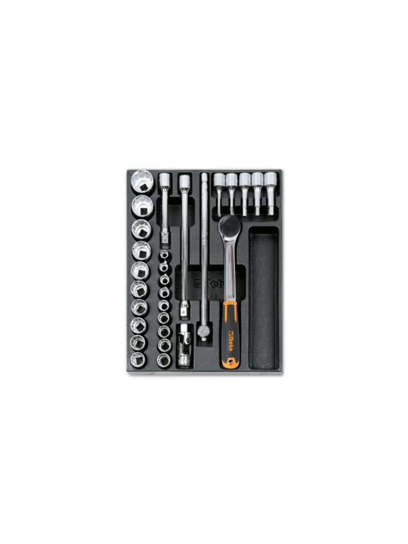 BETA - Termoformato rigido con assortimento di utensili 29UT T81. 024240081