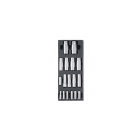 BETA - Termoformato rigido in ABS bussole lunghe da 1/2" assortimento 17 pezzi T103.