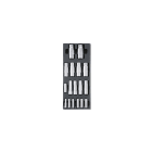 BETA - Termoformato rigido in ABS bussole lunghe da 1/2" assortimento 17 pezzi T103.