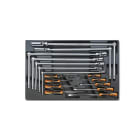 BETA - Termoformato rigido in ABS giraviti Beta Grip, chiavi a bussola snodata e candele assortiti 16UT T164.