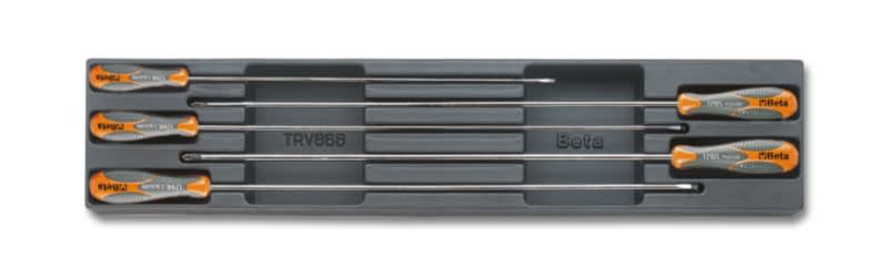 BETA - Termoformato rigido con assortimento di utensili assort 5ut T183.