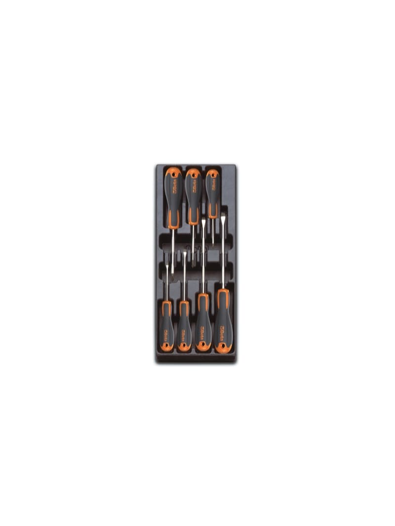 BETA - Termoformato rigido in ABS giravite Beta Easy per viti lama piatta e Phillips® assortiti 7UT T221.