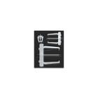BETA - Termoformato rigido con assortimento di utensili e 3 estrattori T241 assortiti.