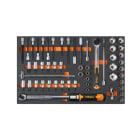 BETA - Vassoio morbido in EVA bussole da 1/2" MODULI SOFT ASSORT 54UT M115.