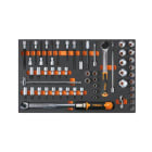 BETA - Vassoio morbido in EVA bussole da 1/2" MODULI SOFT ASSORT 54UT M115.