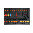 BETA - Vassoio morbido in eva bussole e accessori da 1/2' moduli soft assort 50ut m128.