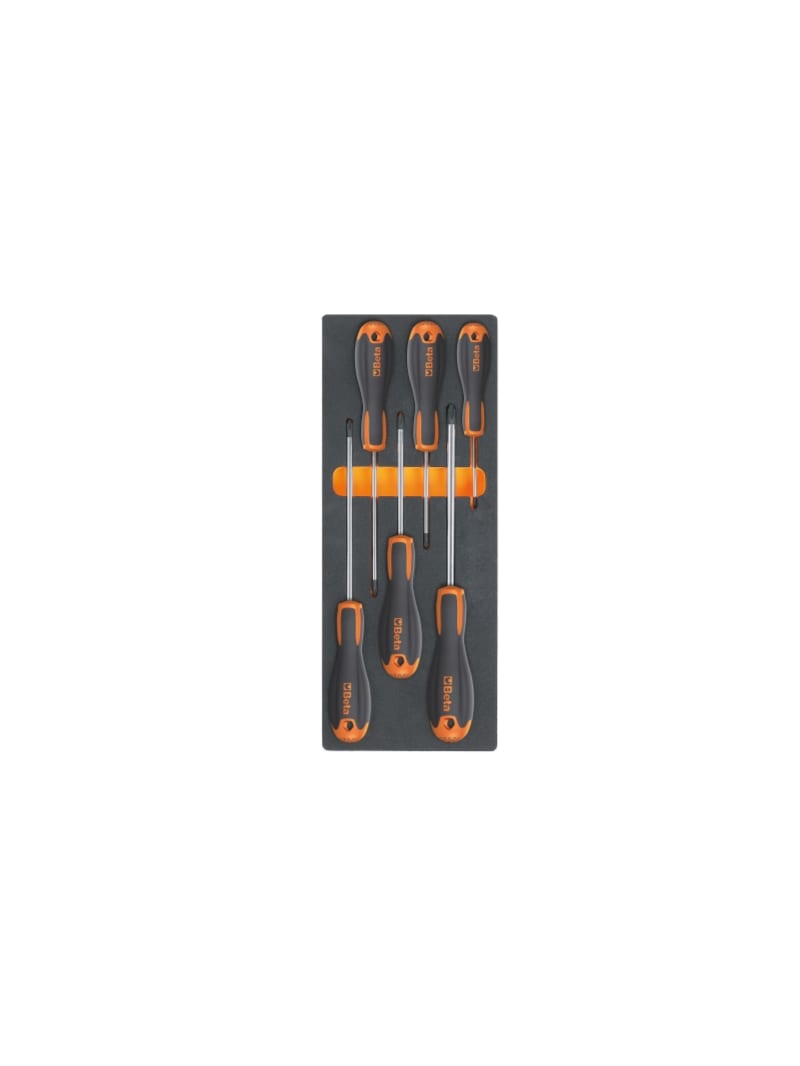 BETA - Vassoio morbido in eva giravite beta easy per viti con impronta phillips moduli soft assort 6ut m216.