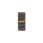 BETA - Vassoio morbido in EVA giravite Beta Easy per viti lama piatta e Phillips® MODULI SOFT ASSORT 7UT M218.