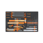 BETA - Vassoio morbido in eva utensili a percussione, lime, taglio e misurare moduli soft assort 25ut m230.