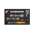 BETA - Vassoio morbido in EVA utensili per riparazione biciclette MODULI SOFT ASSORT 7UT M401.