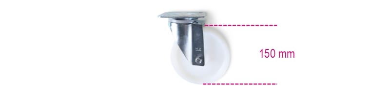 BETA - Ruota girevole di ricambio per sollevatore e posizionatore ruote 3006 RG.