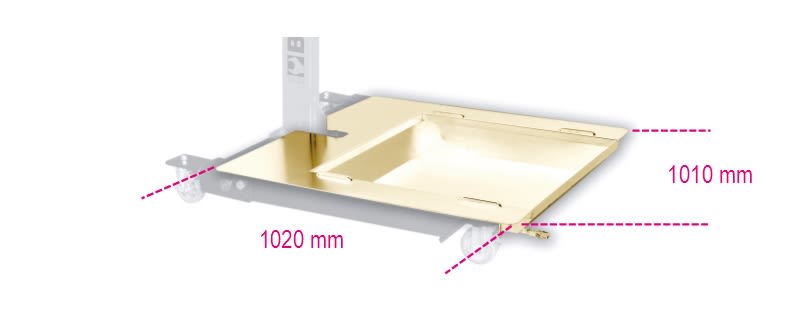 BETA - Vasca di raccolta liquidi per 3014 SAR, vasche raccolta liquidi mt1 x mt1 /1, ideali per la gestione sicura dei liquidi. 030140361