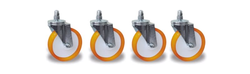 BETA - 4 ruote di ricambio per cavalletto sostegno motori SAR 3014SAR.