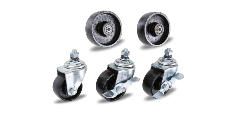 BETA - 5 ruote di ricambio per cavalletto sostegno motore 3014 GRUPPI R/GR5.