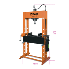 BETA - Pressa idraulica con pistone mobile ed argano, presse idrauliche pistone mobile 50T N.