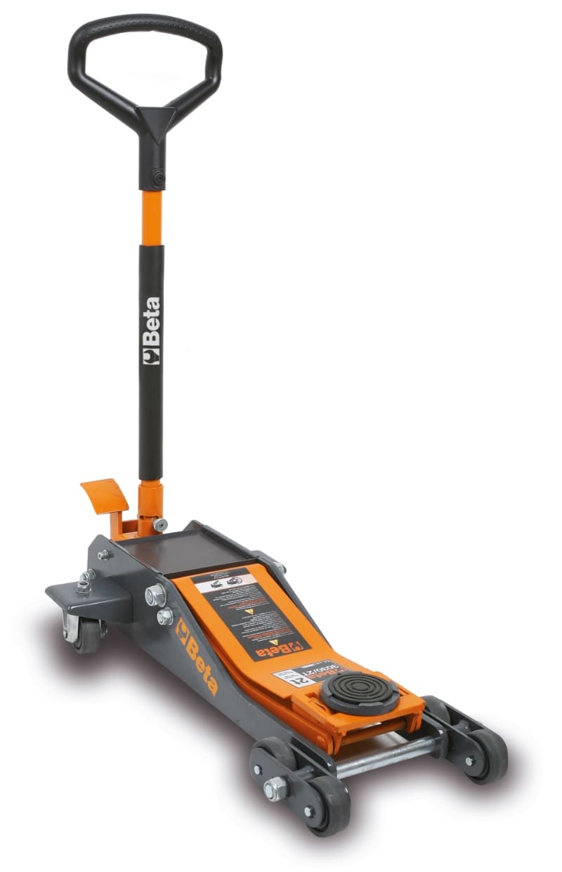 BETA - Sollevatore idraulico ribassato 2t a 6 ruote SOLLEVATORI IDRAULICI 6 RUOTE 2T.