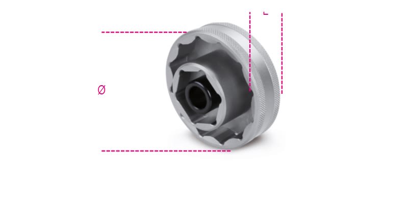 BETA - Chiave a bussola poligonale per dadi mozzo ruota Ducati 55. 030750155