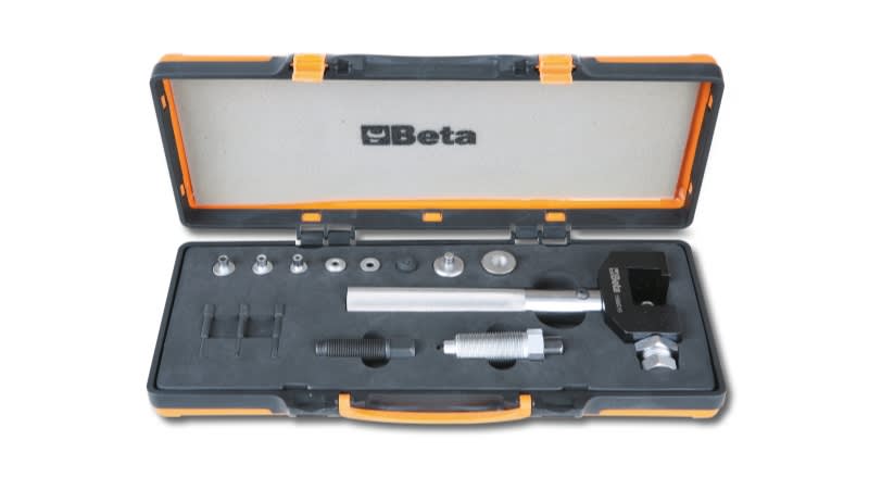 BETA - Kit per smagliatura e ribaditura catene moto 15pz /c15.