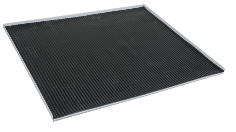 BETA - Piano di lavoro con bordo perimetrale e piani ABS per cassettiera C35-M.