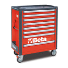 BETA - Cassettiera porta attrezzi con 8 cassetti, CASSETT.8 drawers vuote red C37 8/R, ideale per organizzare.