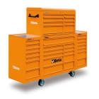 BETA - Cassettiera mobile con 33 cassetti composta da: 1 cassettiera mobile C38, 2 cassettiere laterali C38L, 1 cassettiera top C38T COMPLETO MOBILE C38 ORANGE CO.