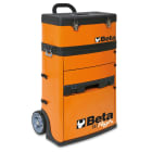 BETA - Trolley portautensili a 2 moduli sovrapponibili C41H High White RAL9016.