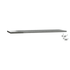 BETA - Piano di lavoro in MDF rivestito in acciaio inossidabile 2041x463 mm per banco arredo officina C45PRO 3 modelli PX/3.