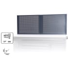 BETA - Coppia di pannelli forati portautensili per cassettiera mobile C45PRO MWS con supporto integrato.