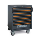 BETA - Cassettiera mobile con 7 cassetti 646 mm per arredo officina C45 C7 PRO.