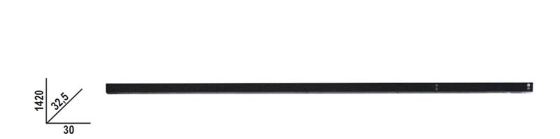 BETA - Staffe laterali per parete tipo stretto per c45pro staffe verticali laterali strette c45 pro ss.