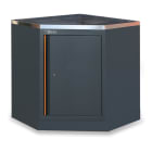 BETA - Modulo inferiore angolare per arredo officina C45PRO in acciaio inox.