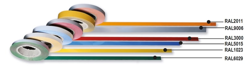 BETA - Nastro adesivo colorato per arredo officina C45PRO STRISCE ADESIVE 9,7mmx25mt Yellow 1023.