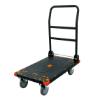 BETA - Carrello pieghevole con pianale antiscivolo C48P, ideale per trasporti sicuri e pratici.